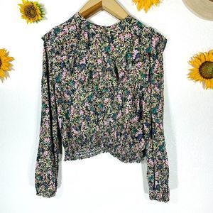Wild Fable Floral Neon Ruffle Puddle Sleeve Plus Size XXL Women’s